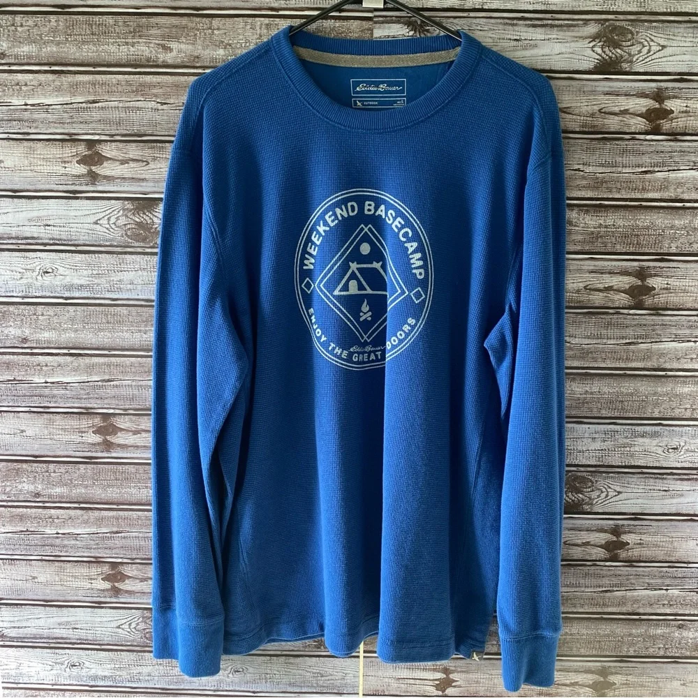 Eddie Bauer Men's Thermal Long-Sleeved Shirt‎ Size L